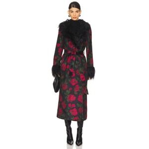 Show Me Your Mumu Elaine Coat Send Me Roses Penny Lane Jacket Size XS Excellent